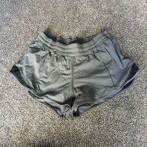 Lululemon grey and black shorts